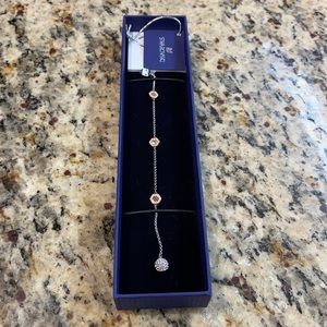 Swarovski Strand Two Tone Hexagon Bracelet - NWT